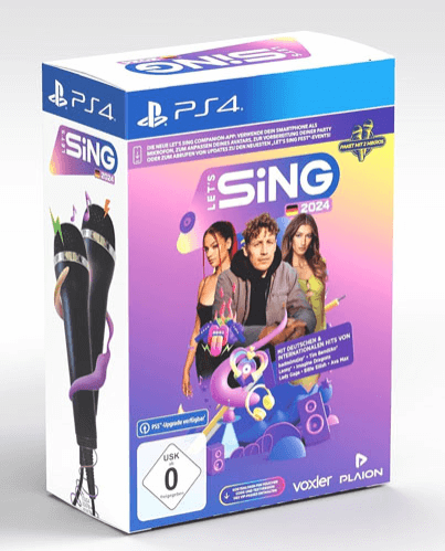 Let's Sing 2024 box art for Playstation 4